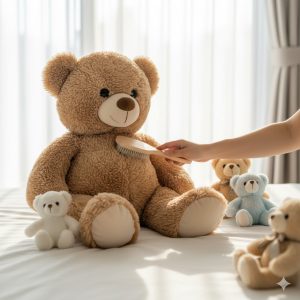 Cách giặt và bảo quản gấu bông đúng cách để bền đẹp